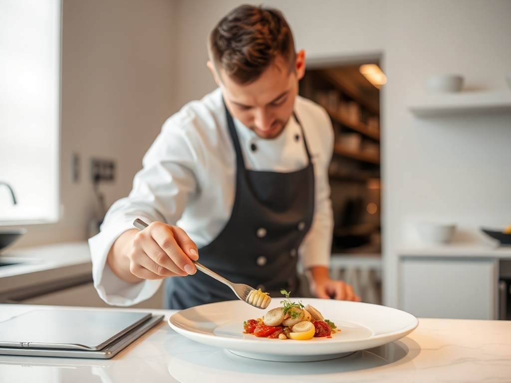 Chef preparing a refined Nikkei dish at Maido, showcasing Japanese-Peruvian culinary artistry | Ile Tours