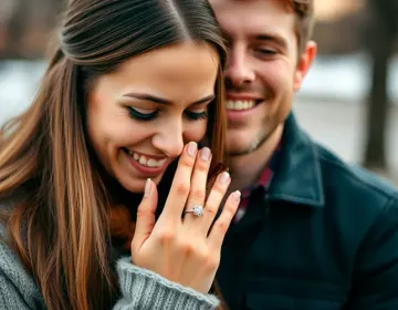 Close-up of girlfriend’s joyful and tearful expression moments after proposal at Machu Picchu | Ile Tours