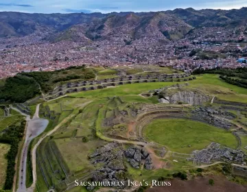 Machu Picchu landscape with clear skies and dramatic mountain views in June dry season | Ile Tours