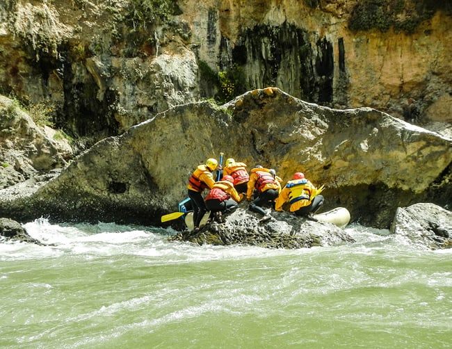 Rafting and Hiking in Waqrapukara Cusco Tours Peru Iletours