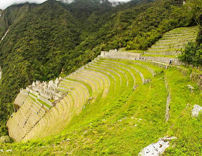 Luxury Inca Trail Cusco winay wayna ruins Peru