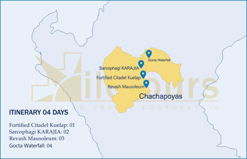 Chachapoyas Kuelap Tour 04 Days