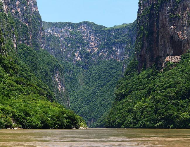 Cañon del Sumidero en Chiapas